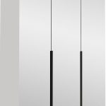 Ντουλάπα Calia III Τρίφυλλη-Leuko-Mauro