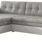 Γωνιακός καναπές Comfort-Αριστερή-Λευκό - γκρι