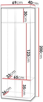 Γκαρνταρόμπα Simply-Gkri - Image 3