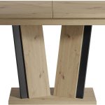 Τραπέζι Doha επεκτεινόμενο ΙΙ-artisan oak - mauro mat