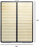 Τελάρο κρεβατιού Nordic με μηχανισμό ανύψωσης - Image 3