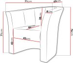 Πολυθρόνα Niko-Gkri - Image 3