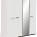 Ντουλάπα Winston τετράφυλλη -Leuko