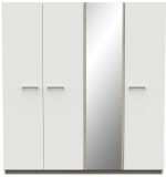 Ντουλάπα Winston τετράφυλλη -Leuko - Image 2