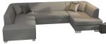 Γωνιακός καναπές Cuba-Δεξιά-Γκρι