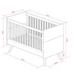 Βρεφικό κρεβάτι Vintage II-Leuko - Image 3