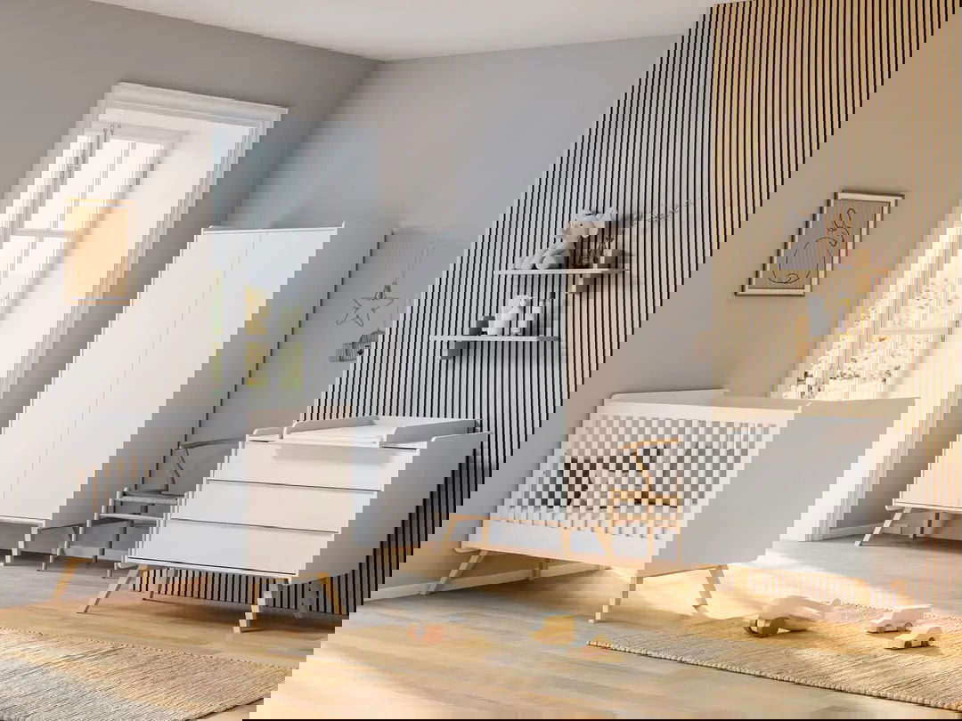 Βρεφικό κρεβάτι Vintage-Leuko - Image 2