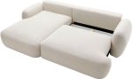 Γωνιακός καναπές Mayo-Krem-Δεξιά - Image 4