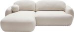 Γωνιακός καναπές Mayo-Krem-Αριστερή