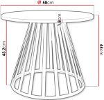 Τραπεζάκι σαλονιού Mokod-Leuko Marmaro - Image 3
