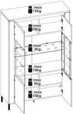 Βιτρίνα Eclat χαμηλή-Leuko - Image 4