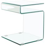 Βοηθητικό τραπεζάκι σαλονιού Crystal Curve