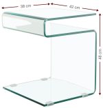 Βοηθητικό τραπεζάκι σαλονιού Crystal Curve - Image 4