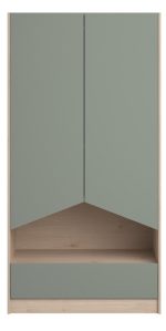 Ντουλάπα Shield δίφυλλη-Prasino - Image 5