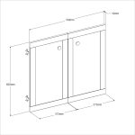 Σετ πόρτες για τη βιβλιοθήκη Soria - Image 3