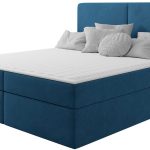 Επενδυμένο κρεβάτι Claire με στρώμα και ανώστρωμα-Mple-180 x 200