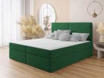 Επενδυμένο κρεβάτι Claire με στρώμα και ανώστρωμα-Prasino-180 x 200 - Image 2