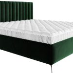 Επενδυμένο κρεβάτι Morris-Prasino Skouro-120 x 200