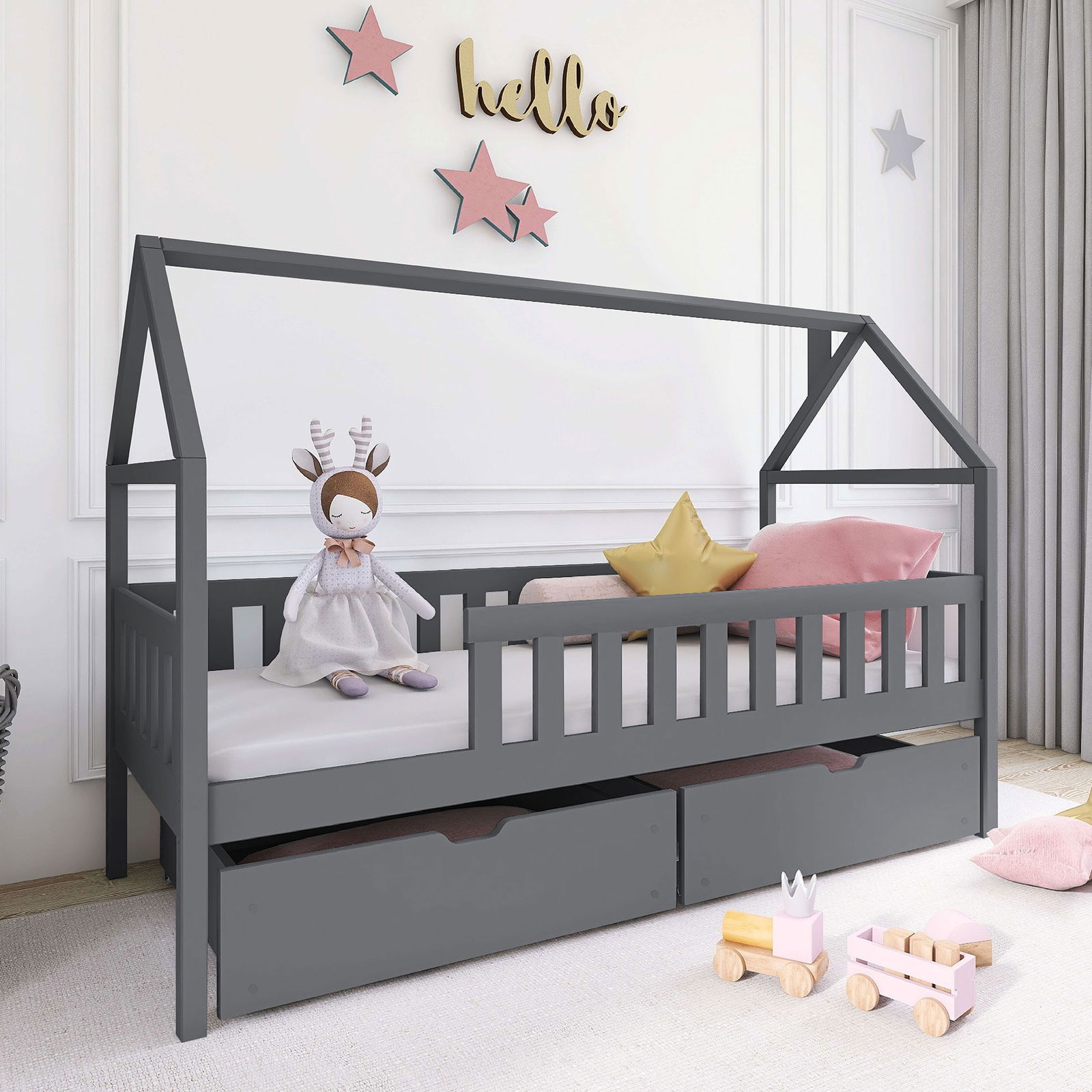 image_840407_sdddd_2__cropped_4 Κρεβάτι παιδικό Domi-Anthraki-80 x 180 - Image 1