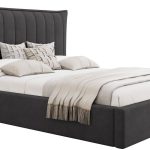 Επενδυμένο κρεβάτι Lilkus-Gkri Skouro-160 x 200