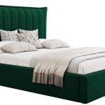 Επενδυμένο κρεβάτι Lilkus-Prasino-160 x 200