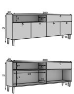 Μπουφές Dullum - Image 3