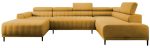Γωνιακός καναπές Caladon Plus-Moustardi-Δεξιά