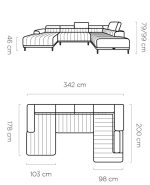 Γωνιακός καναπές Caladon Plus-Ladi-Αριστερή - Image 3