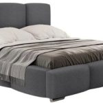 Επενδυμένο κρεβάτι Olweria-Anthraki-160 x 200