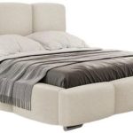 Επενδυμένο κρεβάτι Olweria-Leuko - Mpez-140 x 200