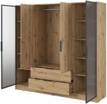 Ντουλάπα Nelly I τετράφυλλη-Fusiko - Image 3