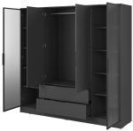 Ντουλάπα Nelly I τετράφυλλη-Gkri Skouro - Image 4