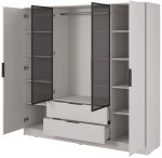 Ντουλάπα Nelly II τετράφυλλη-Cashmere - Image 4