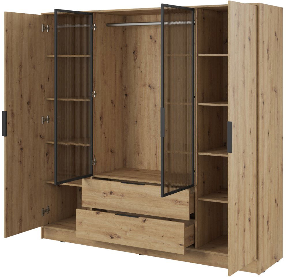 Ντουλάπα Nelly II τετράφυλλη-Fusiko - Image 4