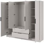 Ντουλάπα Nelly IV τετράφυλλη-Cashmere - Image 4