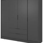 Ντουλάπα Nelly IV τετράφυλλη-Gkri Skouro