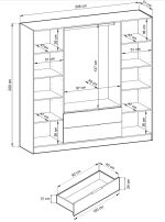 Ντουλάπα Nelly IV τετράφυλλη-Mauro - Image 2