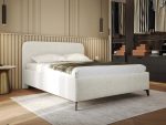 Επενδυμένο κρεβάτι Holly-Leuko-160 x 200 - Image 2
