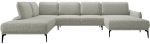 Γωνιακός καναπές Hydra Plus-Ekrou-Αριστερή