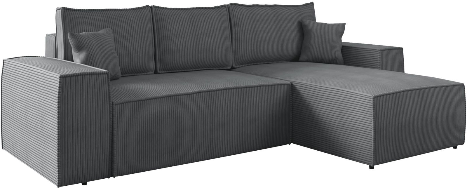 image_846827_14p_1_ Γωνιακός καναπές Malaga mini I-Gkri Skouro-Δεξιά - Image 1