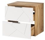 Πάγκος κρεμαστός Mazi Slim-Leuko - Image 2