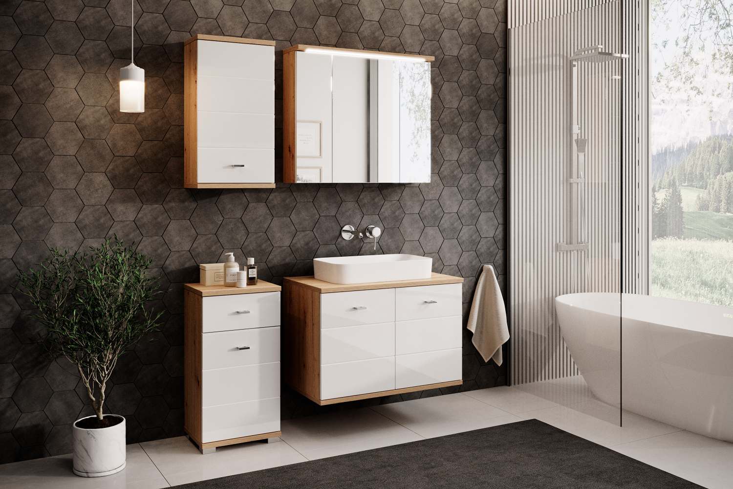 Κρεμαστή στήλη μπάνιου Tiny - Image 4