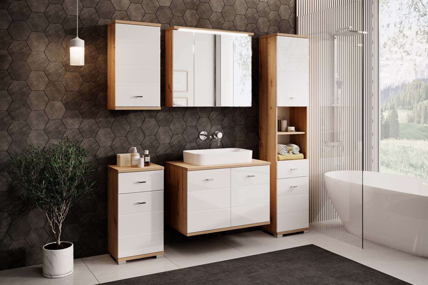 Επιφάνεια κρεμαστού πάγκου Tiny-Μήκος 60 εκ. - Image 2