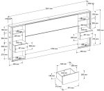 Εταζέρα κρεβατιού Adeline-Fusiko - Image 3