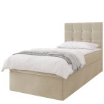 Επενδυμένο κρεβάτι Cineplex-Ekrou-90 x 200