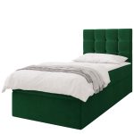 Επενδυμένο κρεβάτι Cineplex-Prasino-100 x 200