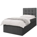 Επενδυμένο κρεβάτι Cineplex-Anthraki-90 x 200