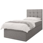 Επενδυμένο κρεβάτι Cineplex-Gkri Anoixto-80 x 200