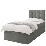 Επενδυμένο κρεβάτι Cineplex-Gkri Skouro-100 x 200