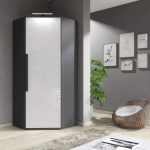 Γωνιακή ντουλάπα Spotlight-Gkri - Leuko - Image 2